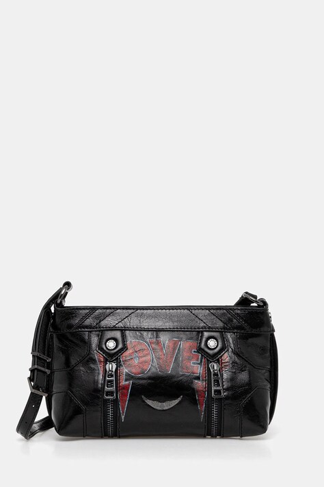 ZADIG&VOLTAIRE torebka skórzana kolor czarny LWBA03951