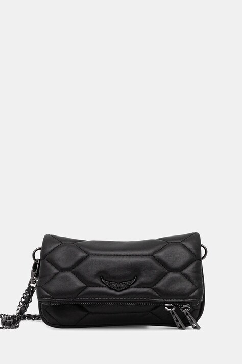 Кожаная сумочка ZADIG&VOLTAIRE цвет чёрный LWBA03974