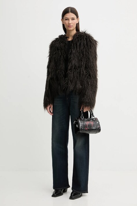 ZADIG&VOLTAIRE torebka skórzana kolor czarny LWBA04146