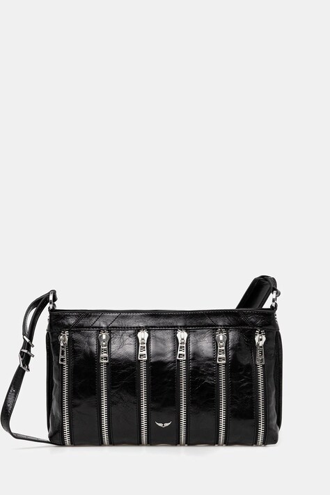 ZADIG&VOLTAIRE torebka skórzana kolor czarny LWBA03952