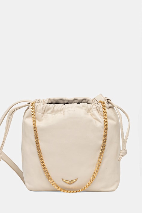 ZADIG&VOLTAIRE borsa a mano in pelle colore beige LWBA04016