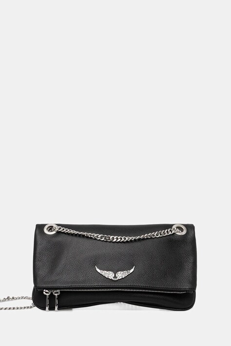 ZADIG&VOLTAIRE poșetă de piele culoarea negru, LWBA04124