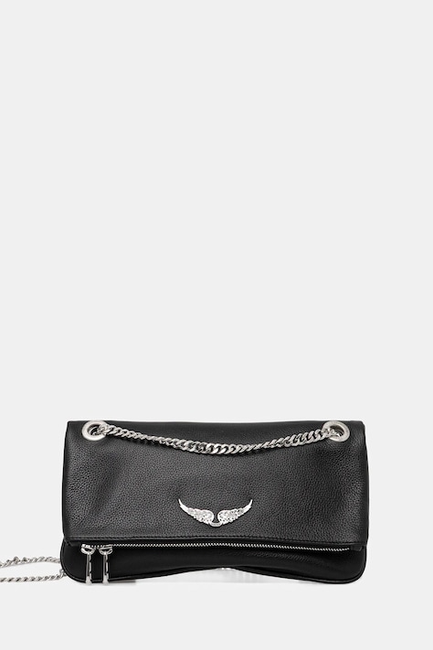 Кожаная сумочка ZADIG&VOLTAIRE цвет чёрный LWBA04124