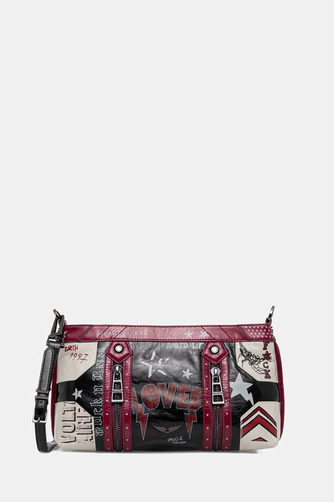 ZADIG&VOLTAIRE poșetă de piele culoarea negru, LWBA03948