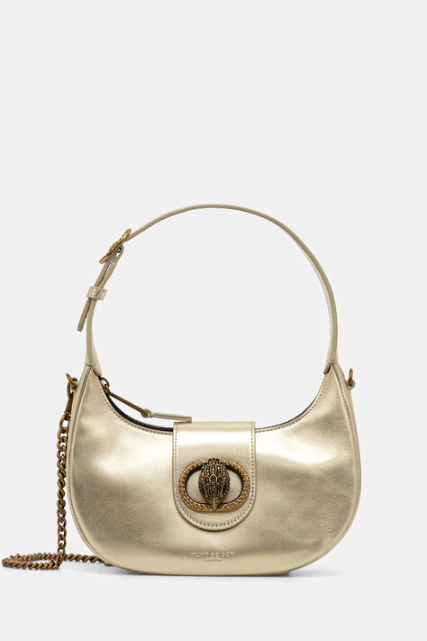 Kurt Geiger London geantă de piele culoarea auriu, 3601161109