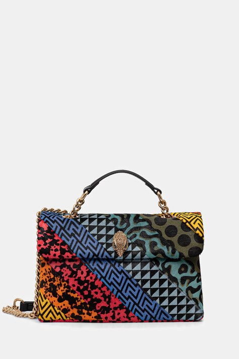 Kurt Geiger London torebka skórzana KENSINGTON kolor multicolor 3586869189
