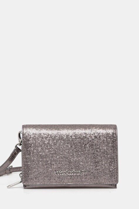 Τσάντα Valentino Bags EMBER χρώμα: ασημί, VBS9IE17GLI