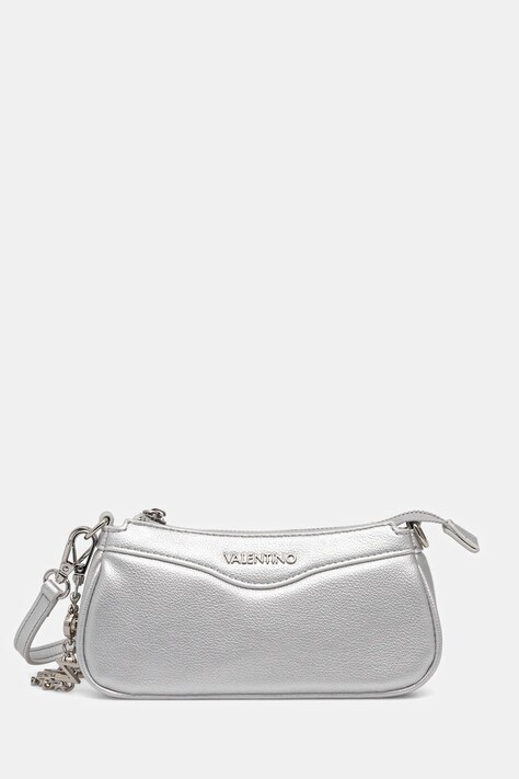 Τσάντα Valentino Bags ELLY χρώμα: ασημί, VBS9IP13