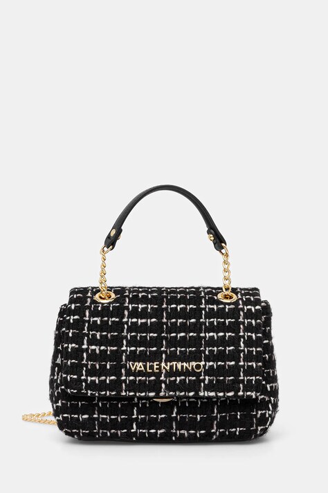 Valentino Bags geantă TWEED culoarea negru, VBS9JP05