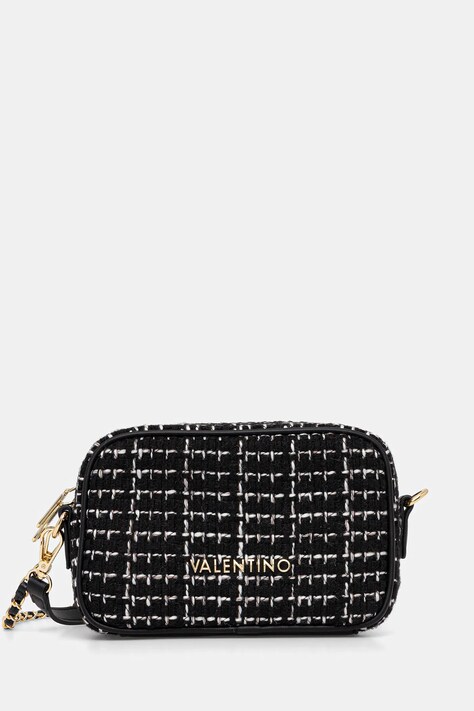 Valentino Bags torebka TWEED kolor czarny VBS9JP51