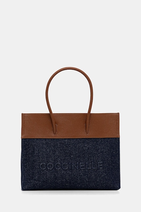 Τσάντα Coccinelle MYRTHA DENIM χρώμα: ναυτικό μπλε, E1.T94.18.02.01