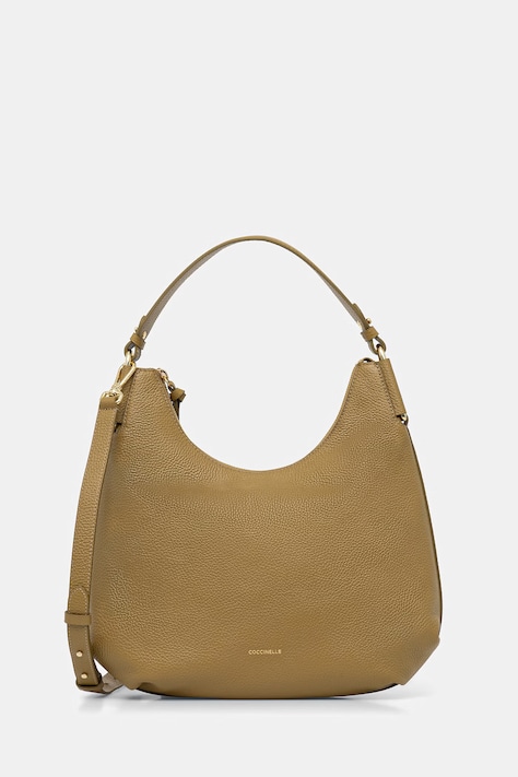 Coccinelle torebka skórzana REBEKKA kolor zielony E1.T95.13.02.01