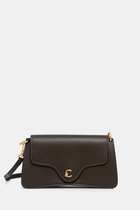 Coccinelle torebka crossbody damska skórzana zielona E5.SSK.27.01.01