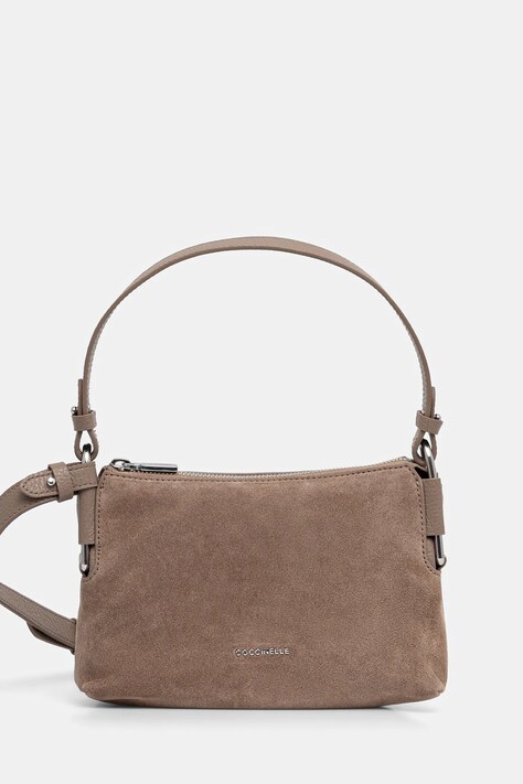 Замшевая сумочка Coccinelle REBEKKA SUEDE цвет коричневый E5.T96.52.01.01