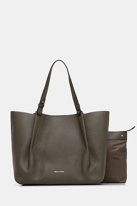 Marc O'Polo torebka skórzana kolor zielony 50819650201109