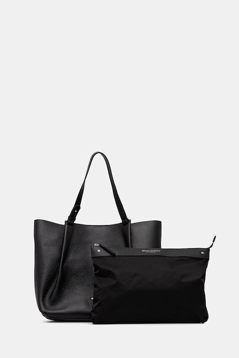 Marc O'Polo poșetă de piele culoarea negru, 50819650201109