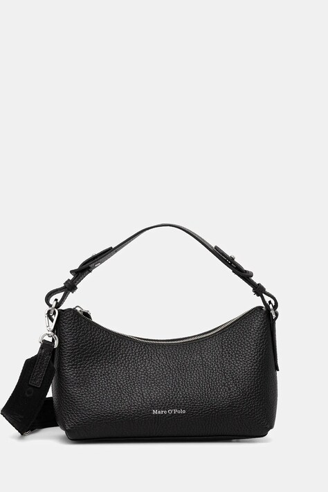 Marc O'Polo poșetă de piele culoarea negru, 50819650801109