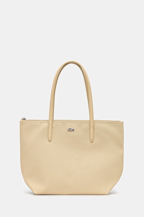 Lacoste torebka kolor beżowy NF2037PK