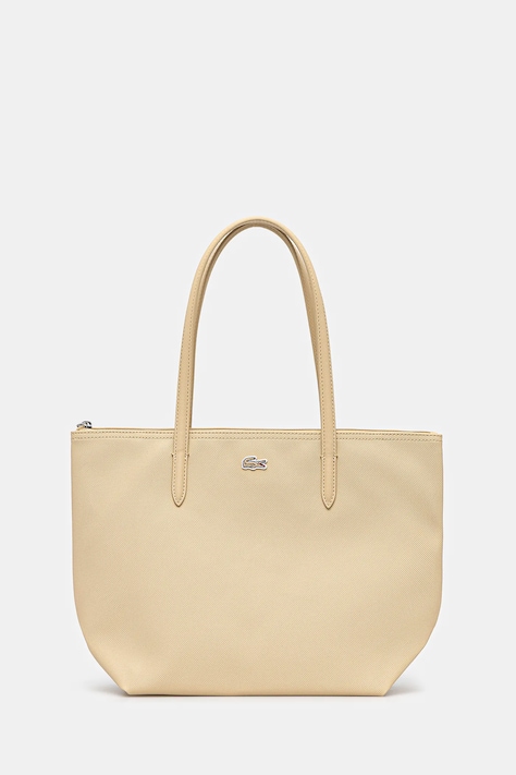 Lacoste torebka kolor beżowy NF2037PK