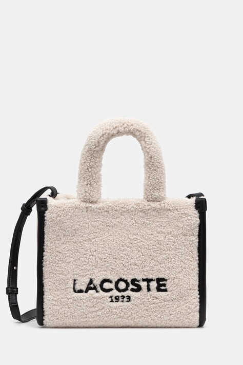 Lacoste torebka kolor beżowy NF5116HX