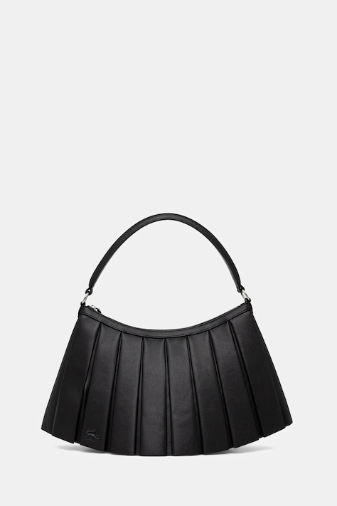 Lacoste geantă de piele culoarea negru, NU5015DP