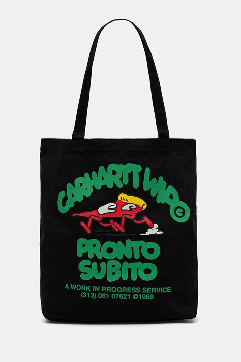 Carhartt WIP torebka bawełniana Canvas Graphic Tote kolor czarny I033975.34IXX
