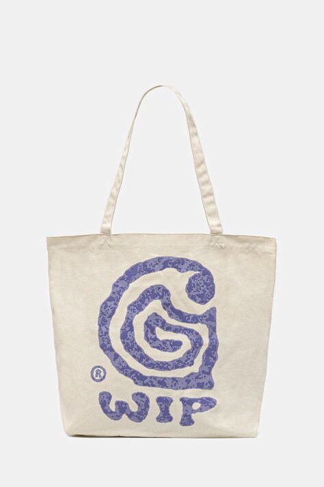 Carhartt WIP torebka bawełniana Canvas Graphic Tote kolor beżowy I033975.34HXX