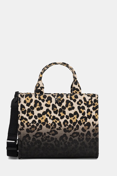 Dkny torebka kolor beżowy R52ALR57