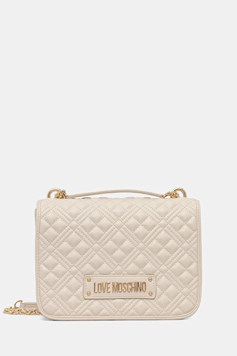 Love Moschino geantă culoarea bej, JC4000PP1NLA0110