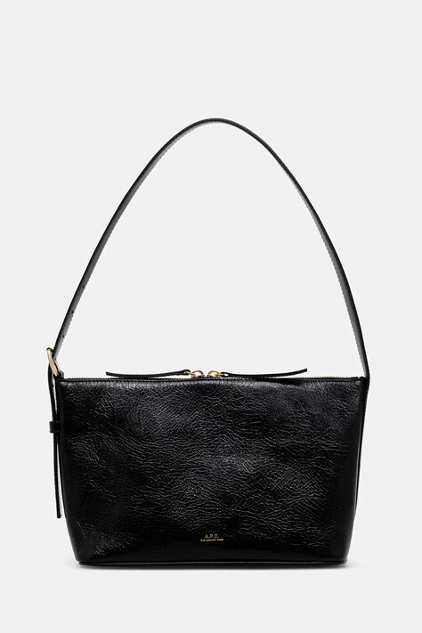 Кожаная сумочка A.P.C. Sac Vera Shoulder цвет чёрный PXCCK.F61974