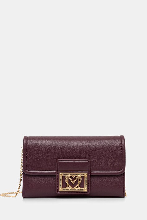 Love Moschino torebka kolor bordowy JC4093PP1NLI0552