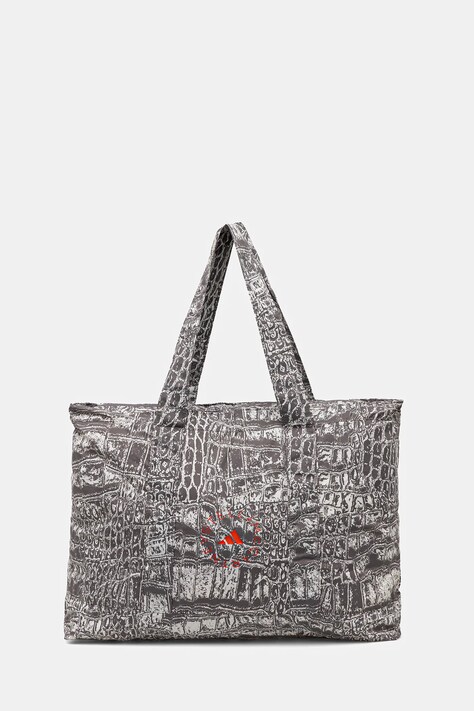 Τσάντα adidas by Stella McCartney χρώμα: γκρι, JM8500