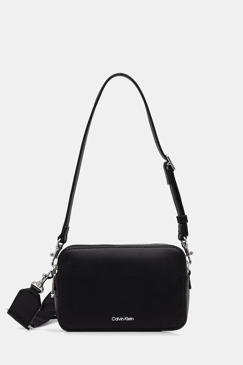Calvin Klein torebka crossbody damska z imitacji skóry czarna LV04F3165G