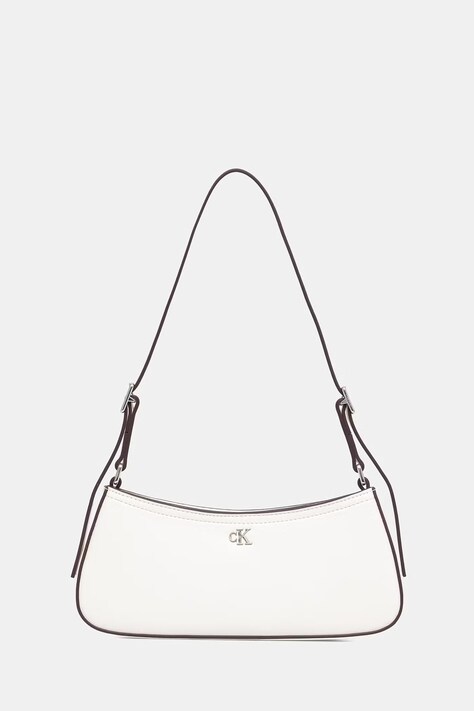 Calvin Klein taška dámská z imitace kůže bílá LV04F3170G