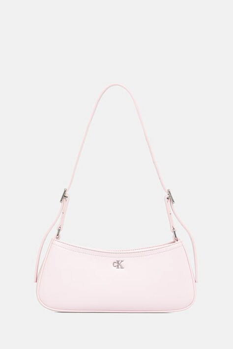 Calvin Klein torebka damska z imitacji skóry różowa LV04F3170G