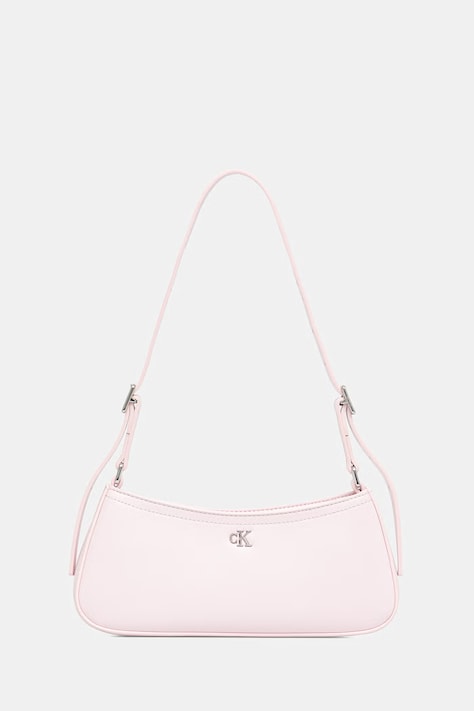 Calvin Klein torebka damska z imitacji skóry różowa LV04F3170G