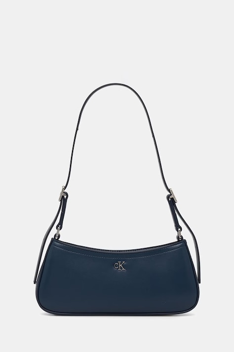 Calvin Klein taška dámská z imitace kůže modrá LV04F3170G