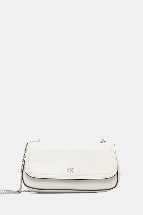 Calvin Klein geantă culoarea alb, LV04F3172G