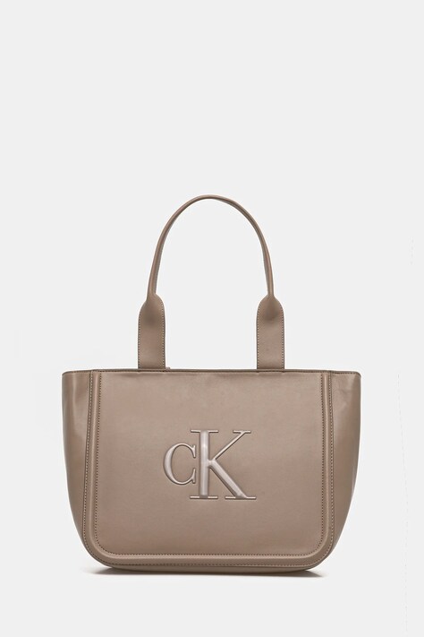 Calvin Klein torebka kolor beżowy LV04F3218G