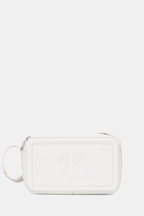 Kabelka Calvin Klein biela farba, LV04F3220G