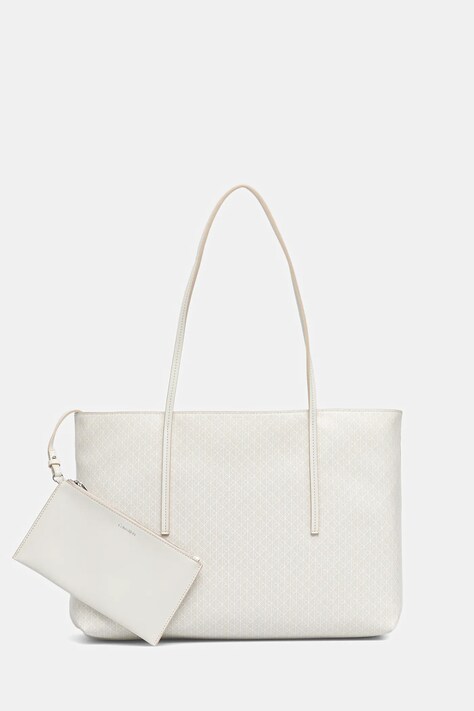 Calvin Klein poșetă culoarea alb, LV04F3266G