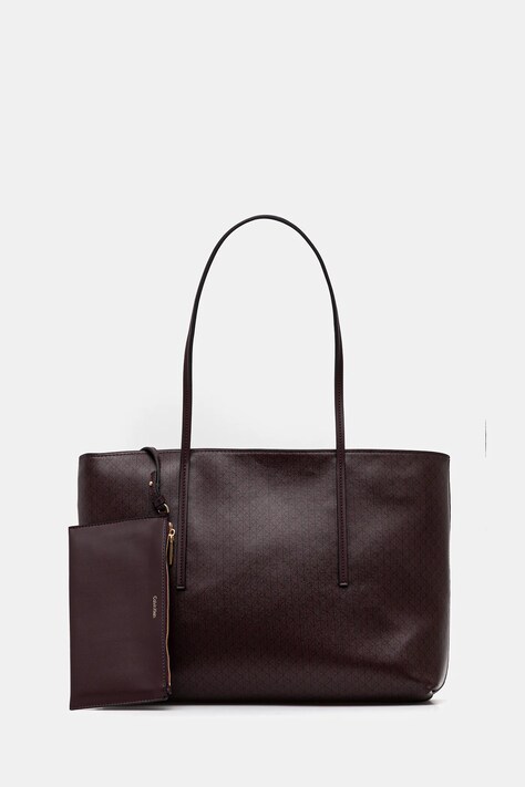 Calvin Klein torebka kolor brązowy LV04F3266G
