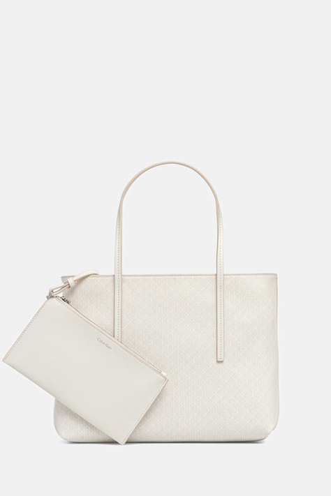 Calvin Klein poșetă culoarea bej, LV04F3267G