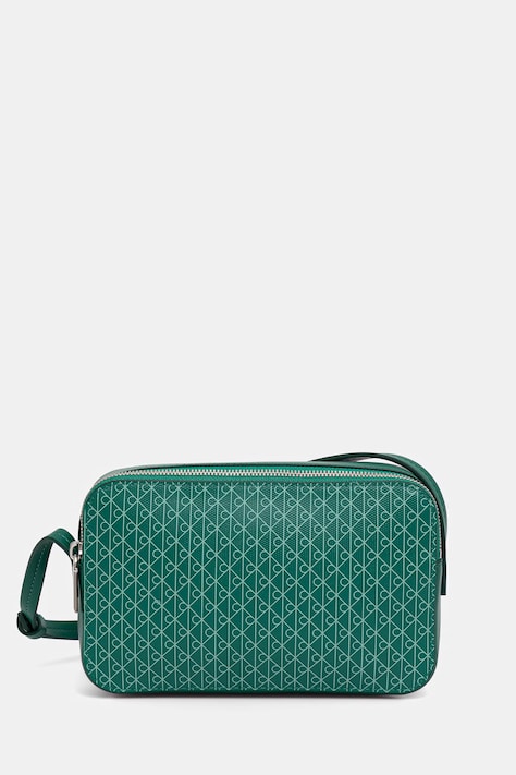 Calvin Klein crossbody kabelka dámska z imitácie kože zelená LV04F3268G