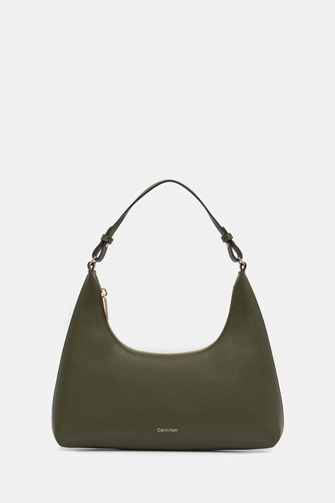 Calvin Klein kabelka dámska z imitácie kože zelená LV04F3272G