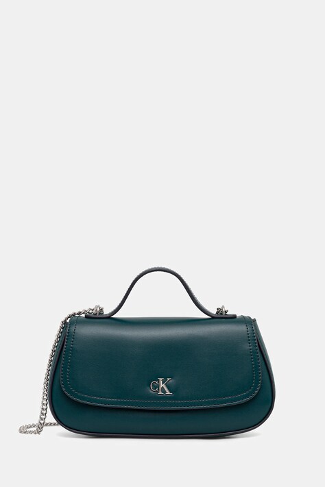 Calvin Klein poseta culoarea verde, LV04F3282G