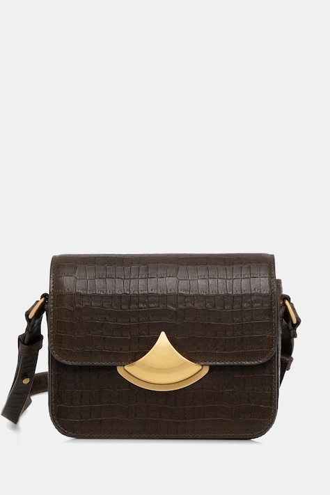 Sessun torebka skórzana kolor zielony 25102003