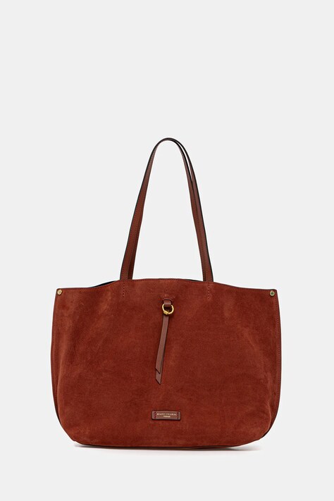 Gianni Chiarini torebka zamszowa EGLE kolor pomarańczowy BS.11485.CM