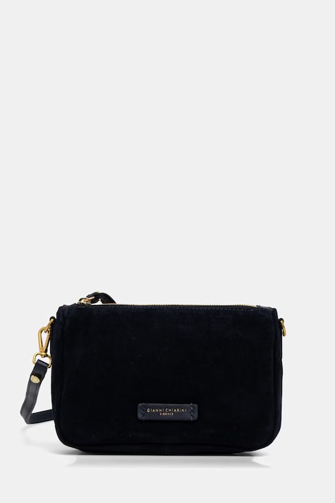 Gianni Chiarini torebka crossbody damska zamszowa NORA POUCH granatowa BS.10224.CM