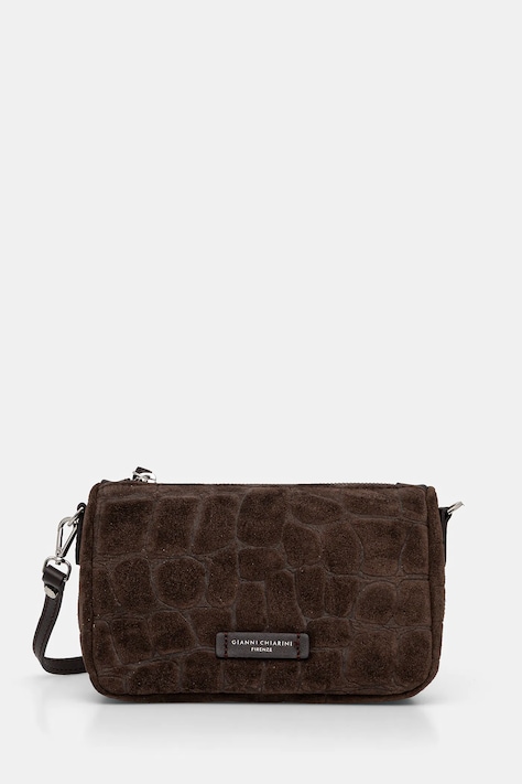 Gianni Chiarini velúr táska NORA POUCH barna, BS.10224.CM